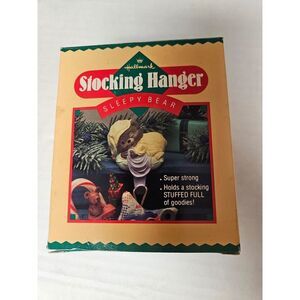 Hallmark‎ Stocking Hanger Sleeping Bear